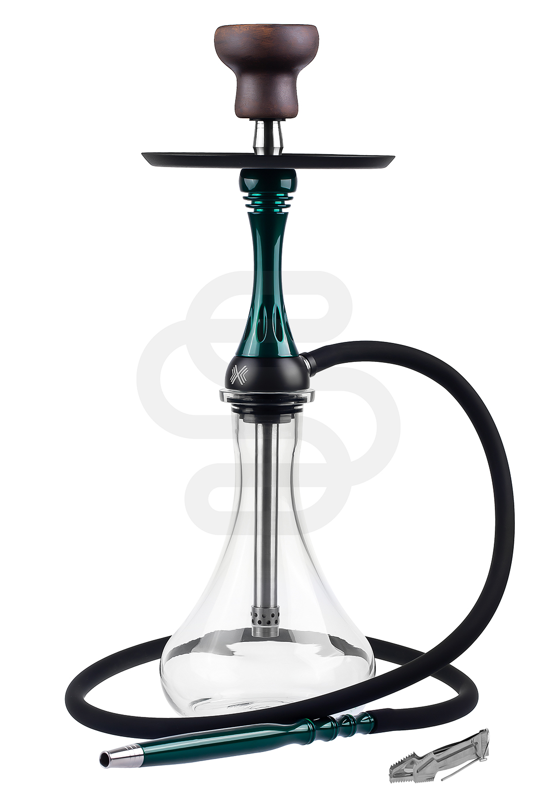 Кальян Alpha Hookah Model X - Экстра, Зеленый глянец