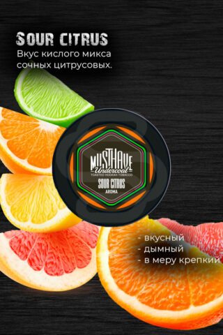 Купить табак для кальяна Must Have - Sour Citrus (Кислые цитрусы) недорого в Краснодаре